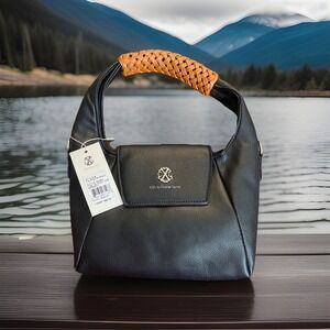 NWT $98 Christian Lacroix CXL Black Removable Strap Crossbody Bag Versatile Gift